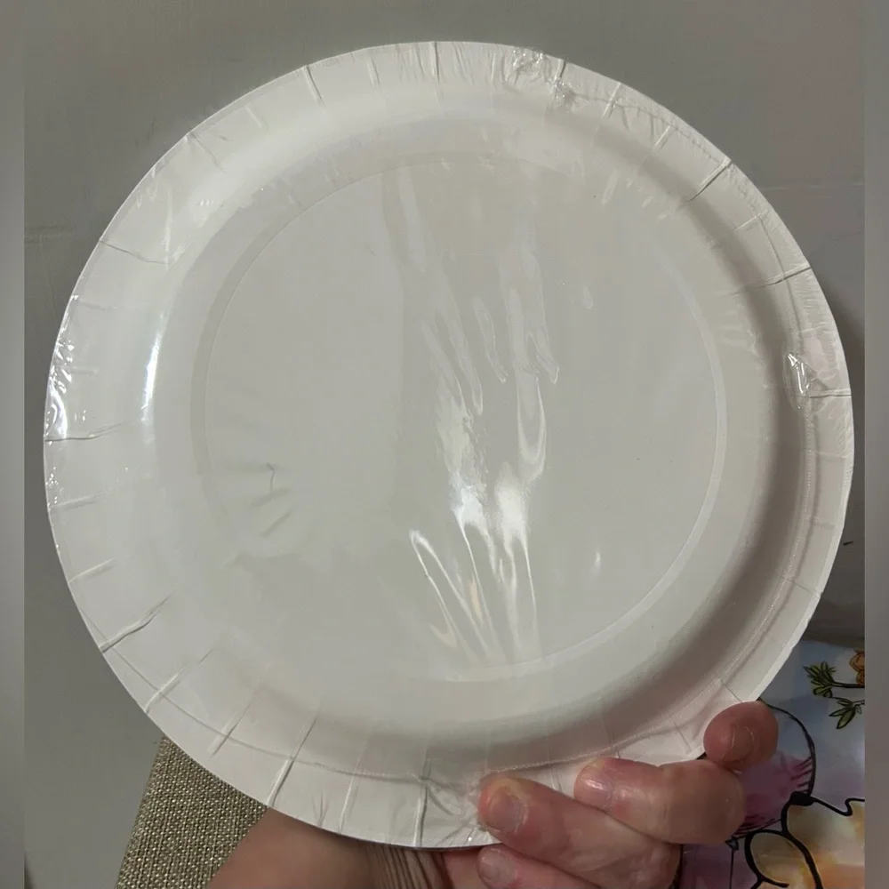 Winnie The Pooh Gender Reveal Party Paper Plates & Table Cover - Pink & Blue